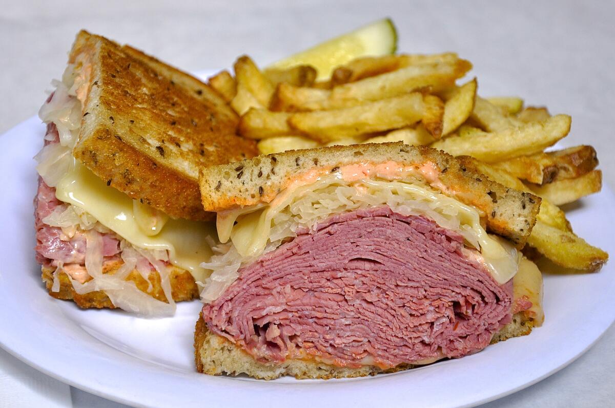 Milton's Reuben Sandwich: A classic with a twist, embodying the menu's evolution towards healthier and diverse options.