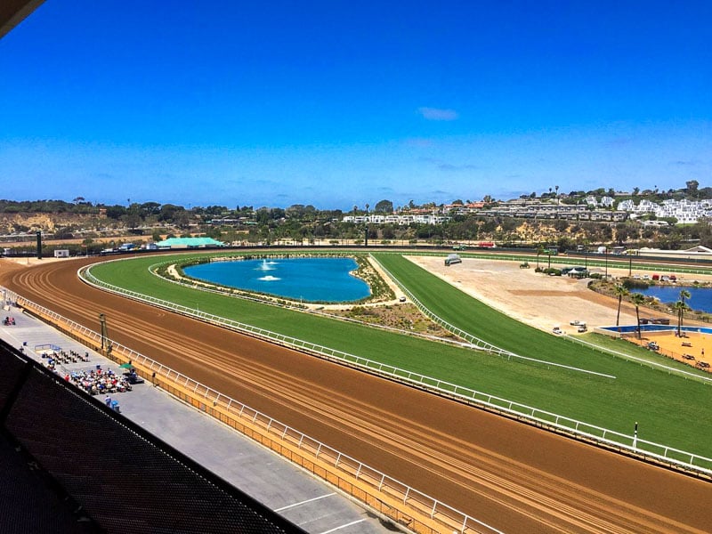 The iconic Del Mar Racetrack, where history and culture converge since 1937.