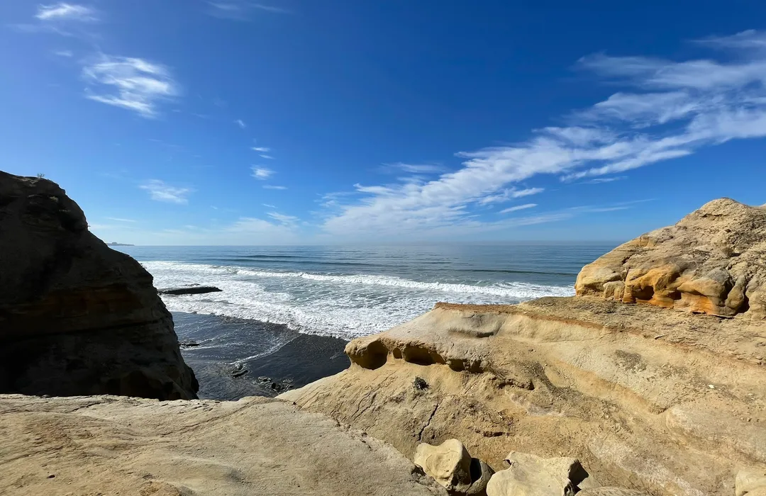 Explore the breathtaking trails at Torrey Pines State Reserve, a short trip from Del Mar.