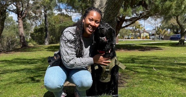 Shelter To Soldier program connecting rescued dogs with veterans in Del Mar.